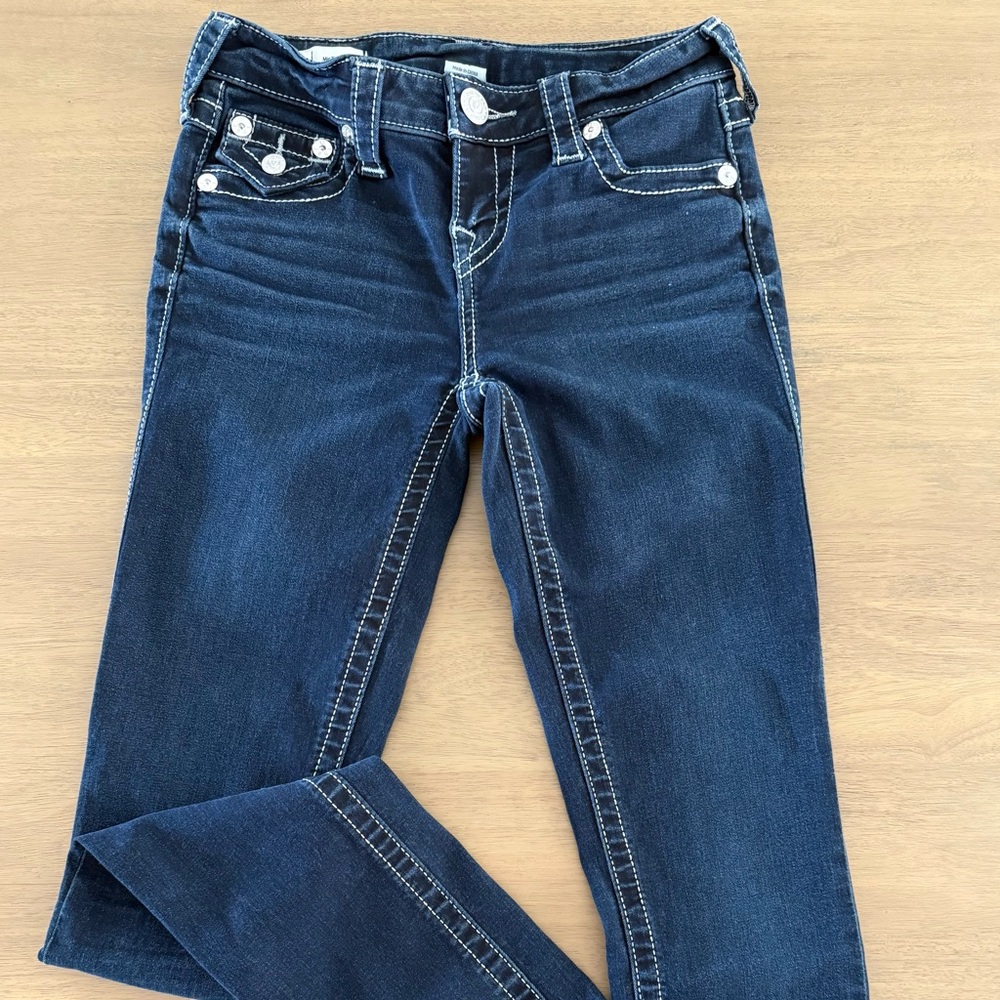 True Religion Dark Blue Women's Skinny Jeans